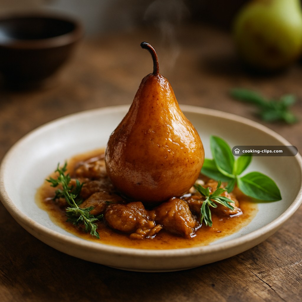 Pear, Ginger & Almond Protein Tea Cake — Dessert recipe