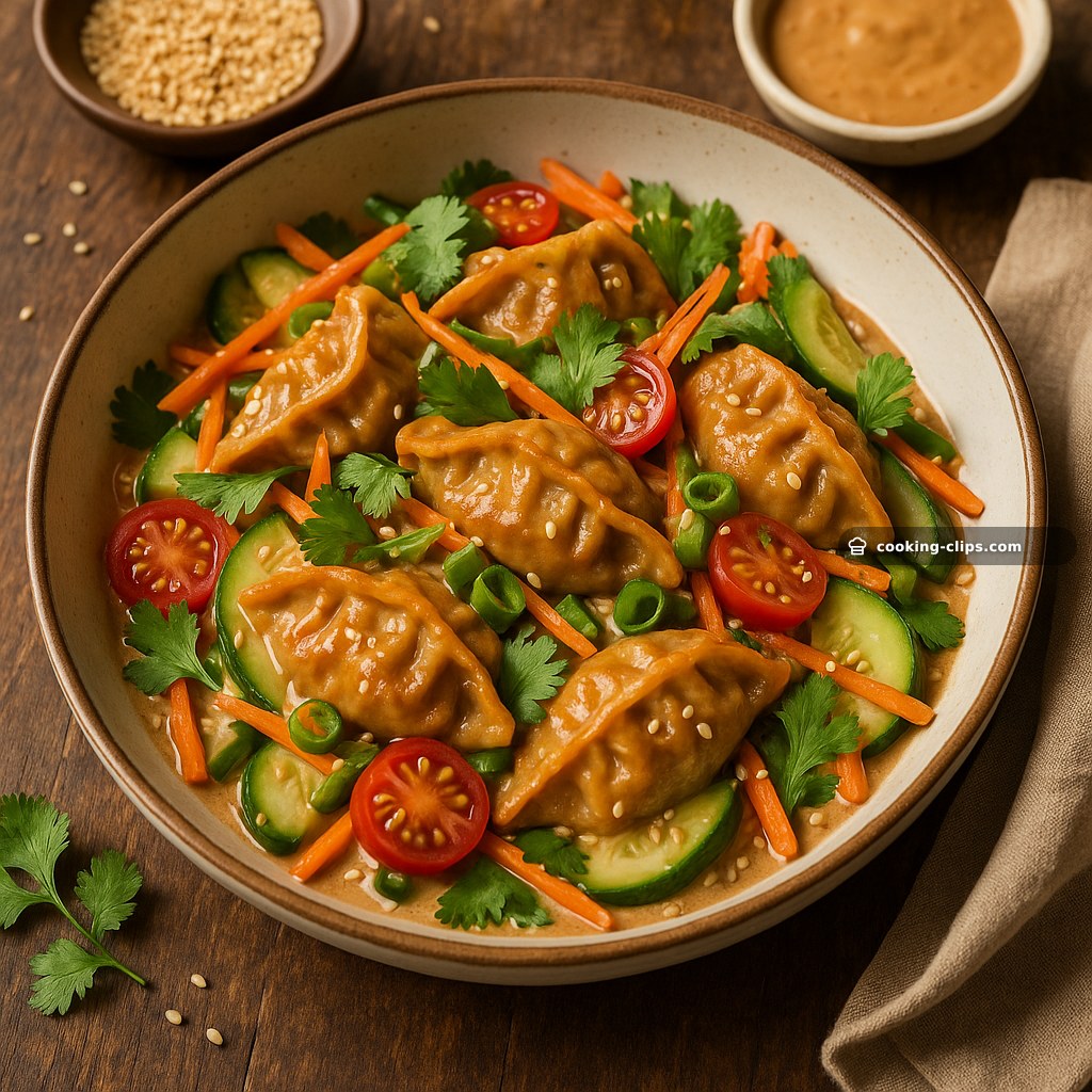 Dumpling Salad — Lunch recipe