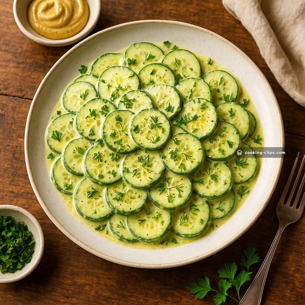 Salade de Concombre à la Française — Lunch recipe