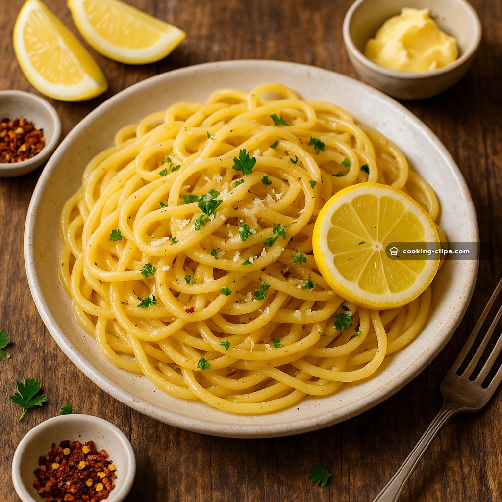 Lemon Garlic Butter Pasta — Dinner recipe