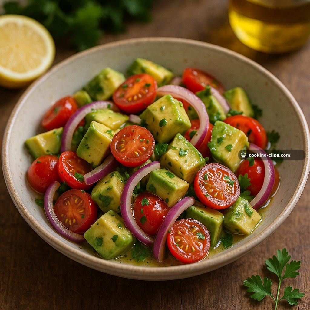 Avocado Tomato Onion Salad