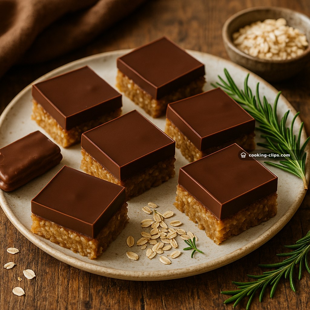 Tim Tam & Anzac Caramel Slice — Dessert recipe