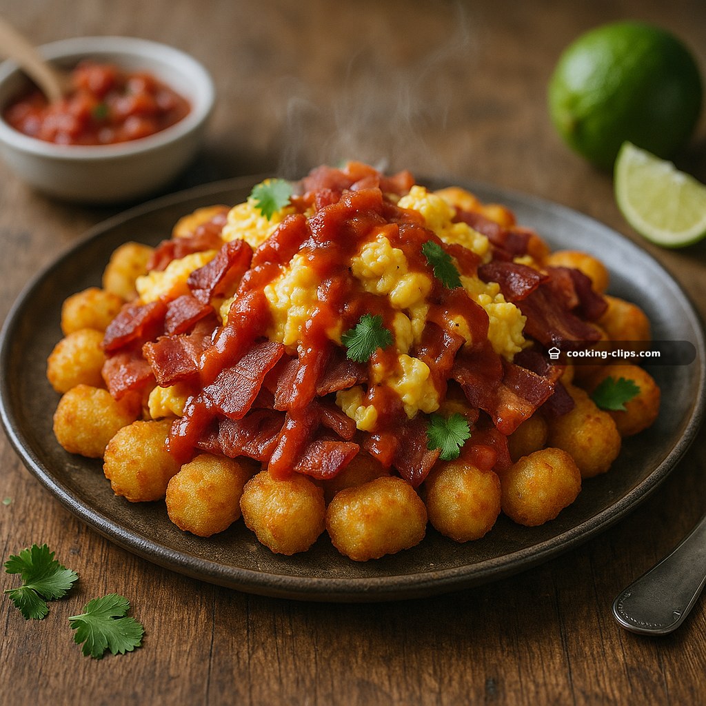 Potato Gem Breakfast Nachos
