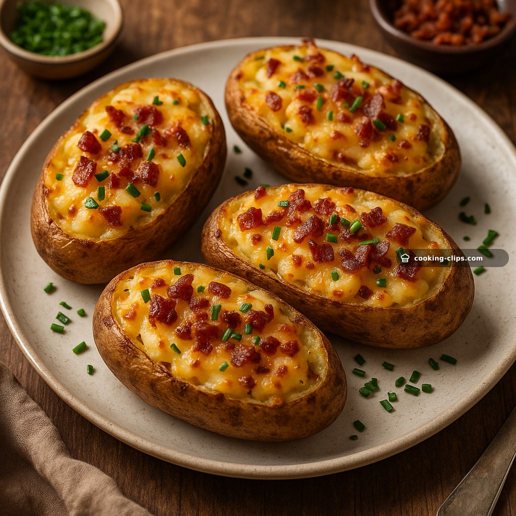 Loaded Twice-Baked Roasted Potatoes — Lunch recipe