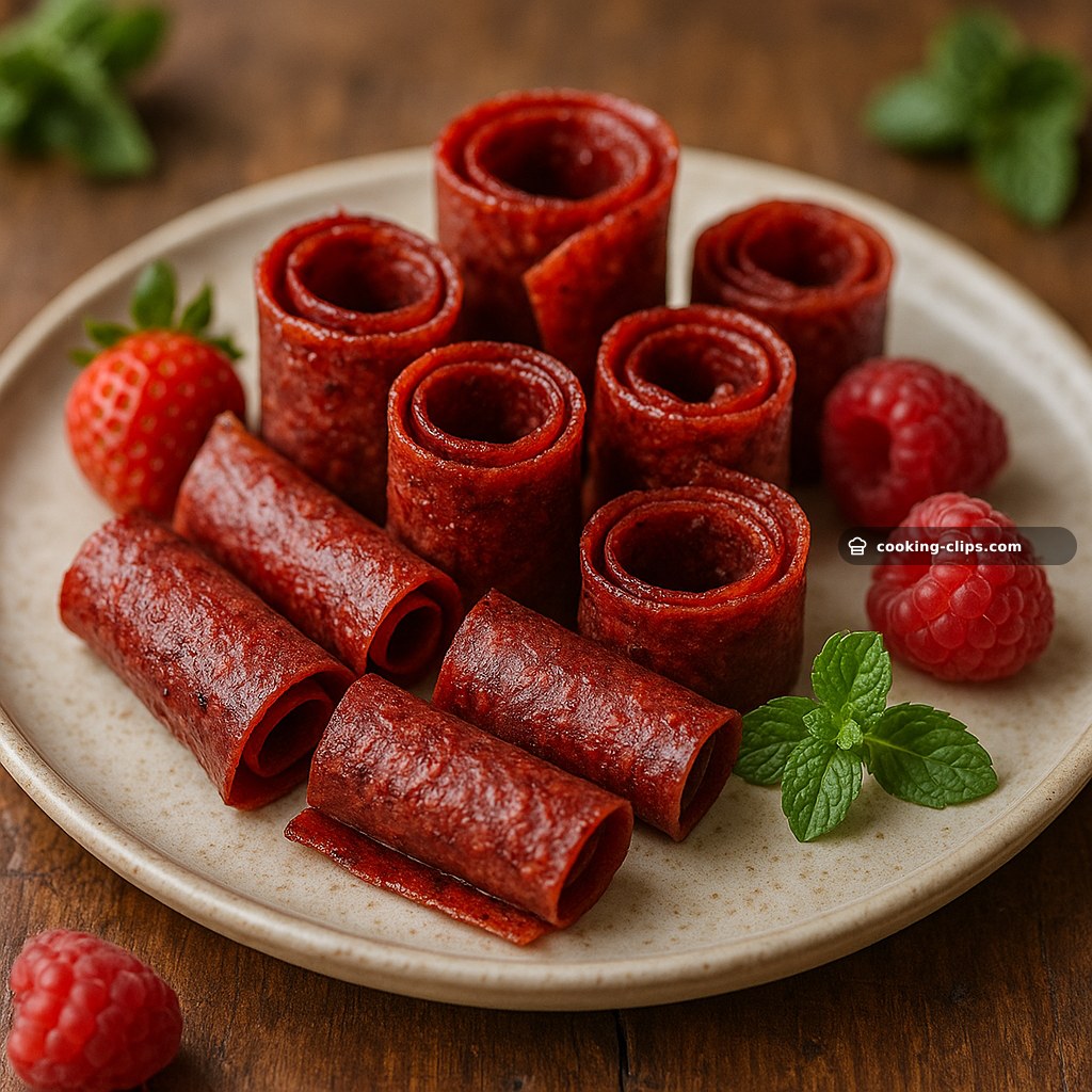 Homemade Fruit Roll-Ups — Snack recipe