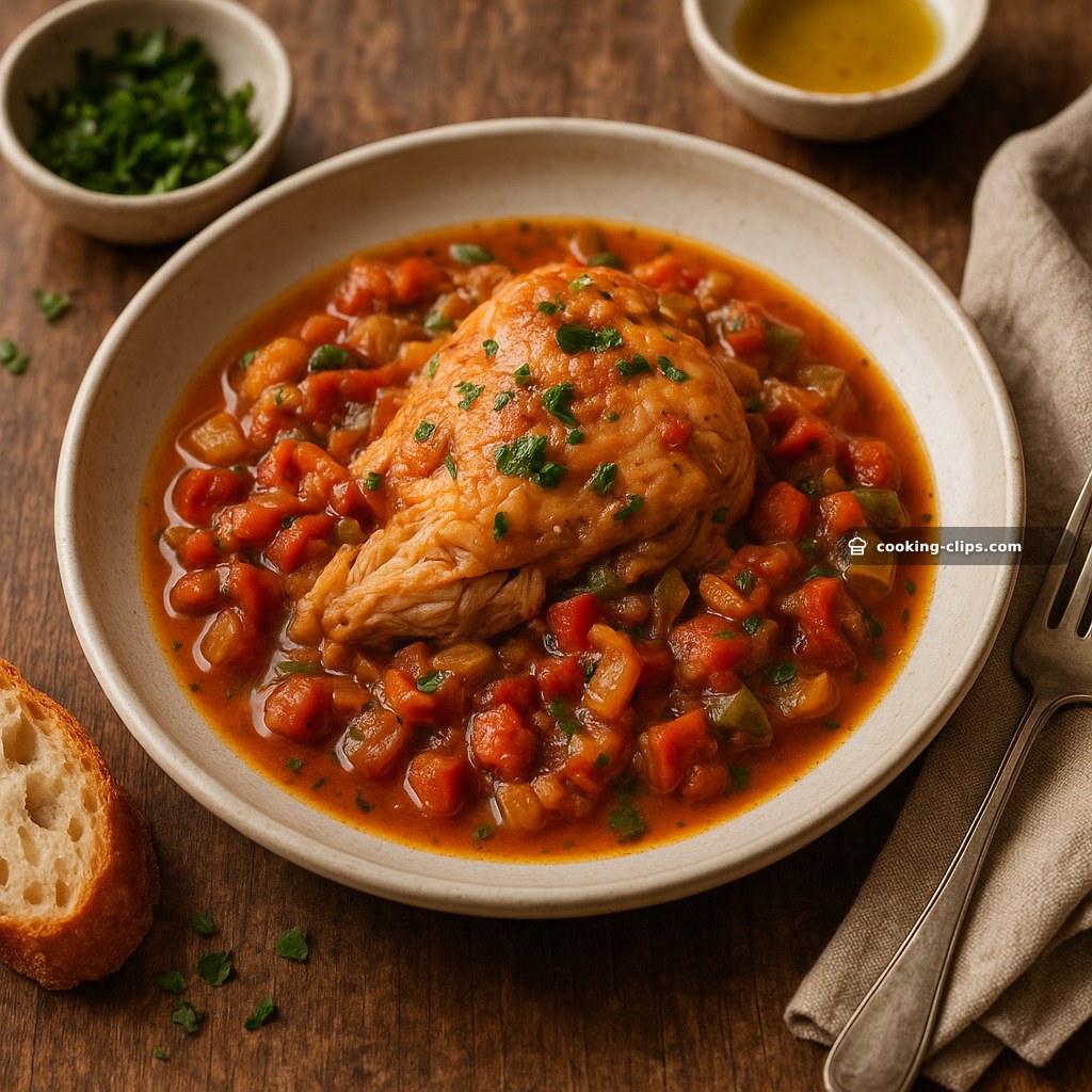 Slow-Cooked Chicken Cacciatore (Light & Tender) — Dinner recipe