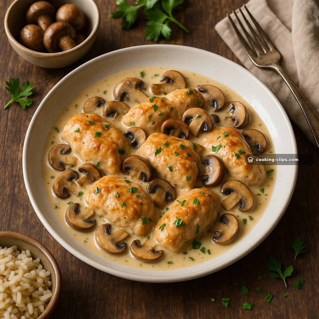 Fricassée de Poulet à la Crème — Dinner recipe