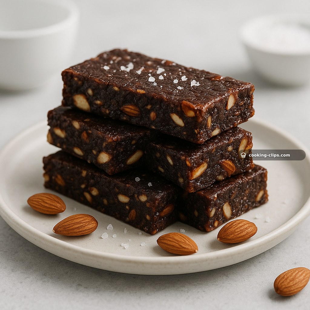 Dark Chocolate Almond Energy Bars