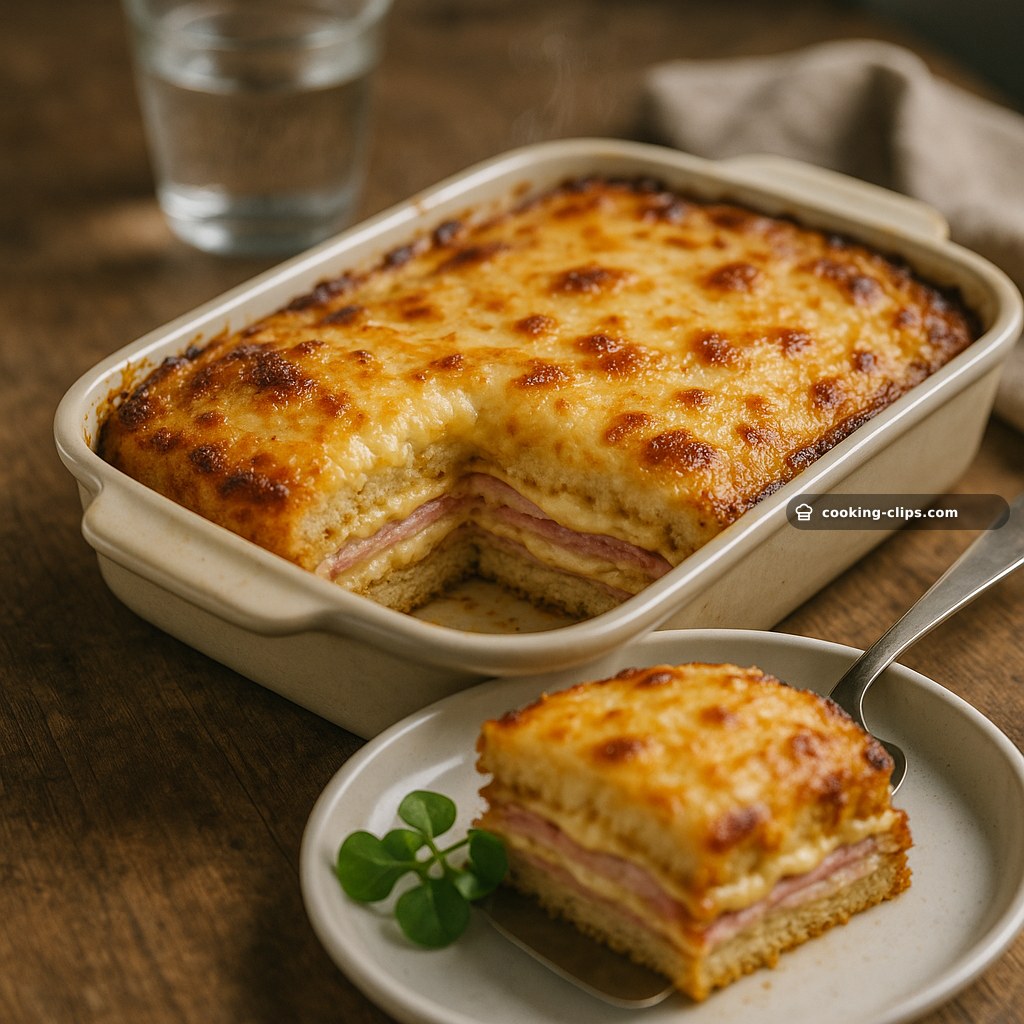 Croque Monsieur Bake — Lunch recipe