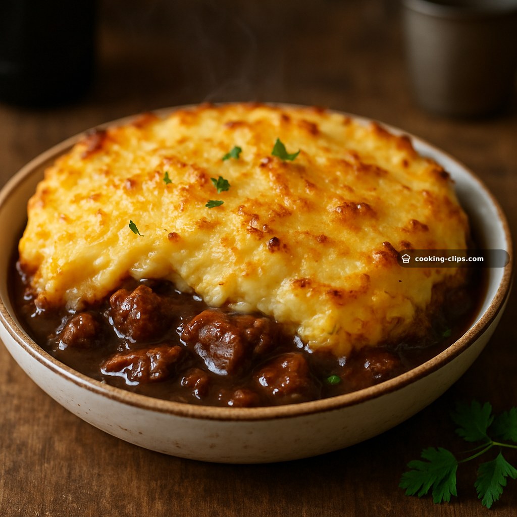Beef & Guinness Cottage Pie with Cheesy Mash — Dinner recipe