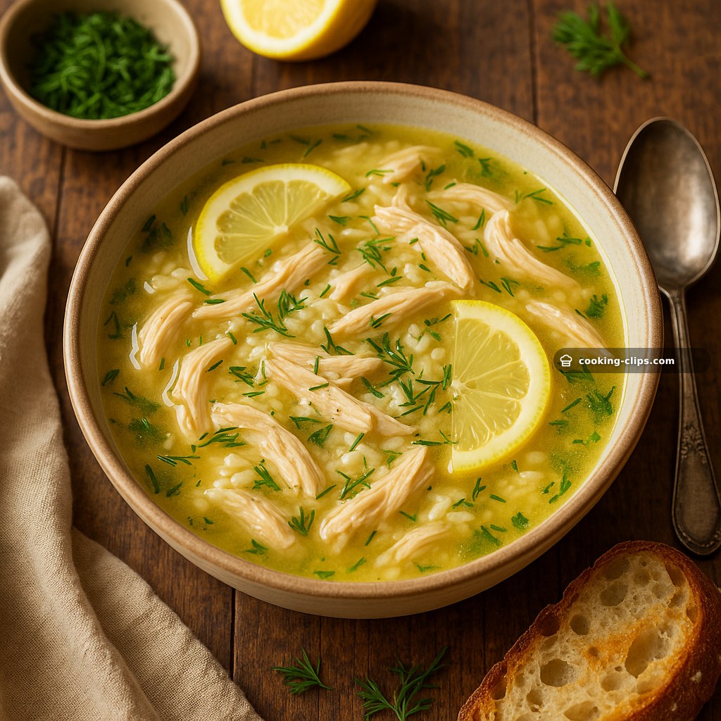 Lemon-Dill Chicken & Rice Soup — Lunch recipe