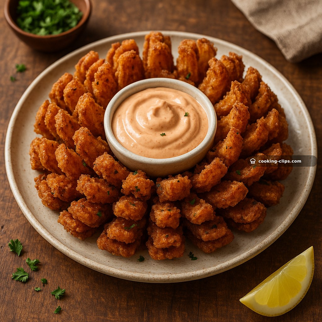 Blooming Aussie Onion — Snack recipe