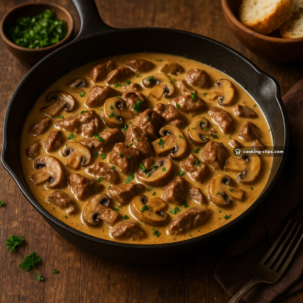 Creamy Beef & Mushrooms — Dinner recipe