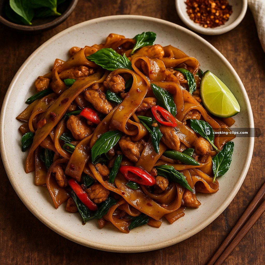 Pad Kee Mao (Drunken Noodles) — Dinner recipe