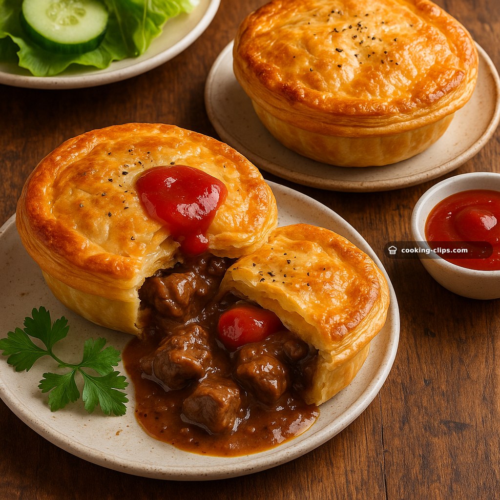 Aussie Chunky Beef Meat Pies — Lunch recipe