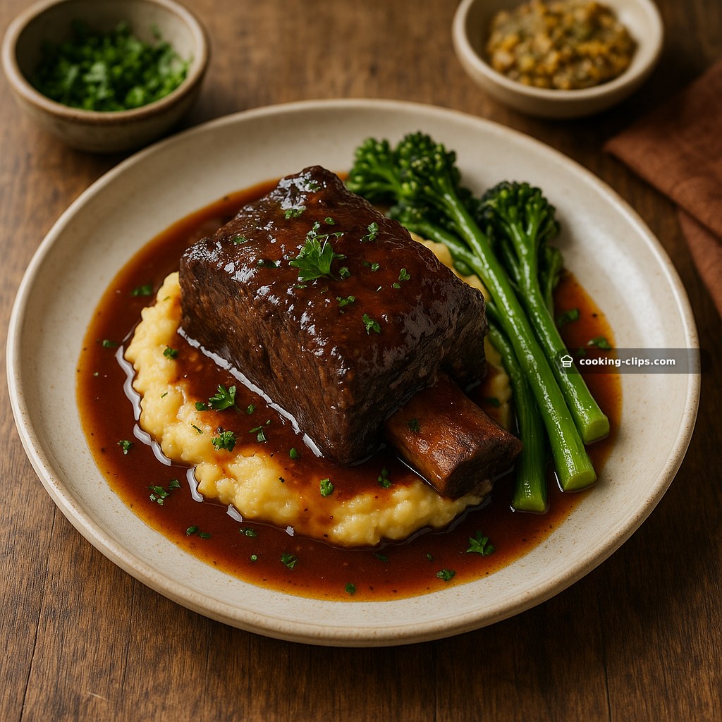 Slow-Cooked Beef Short Ribs (All-Day Style) — Dinner recipe