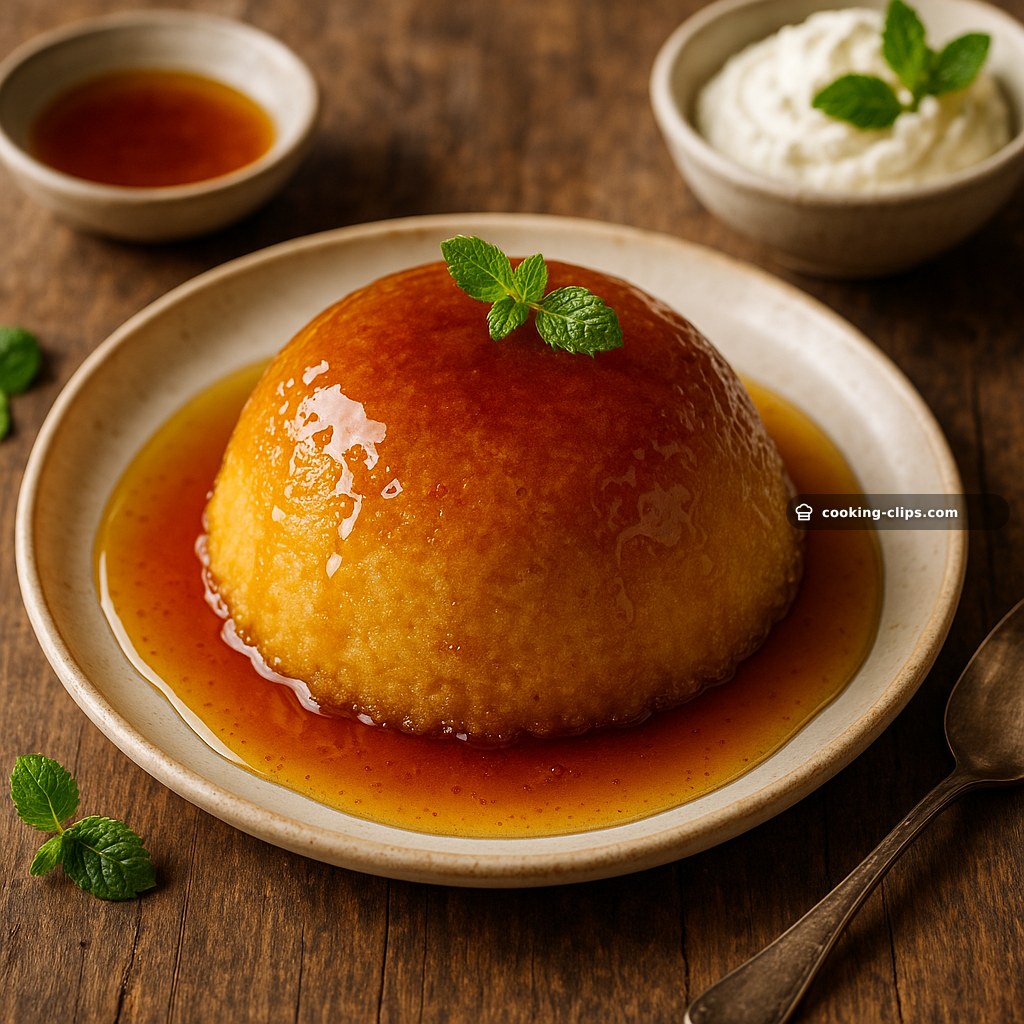 Old-Style Golden Syrup Steamed Pudding — Dessert recipe