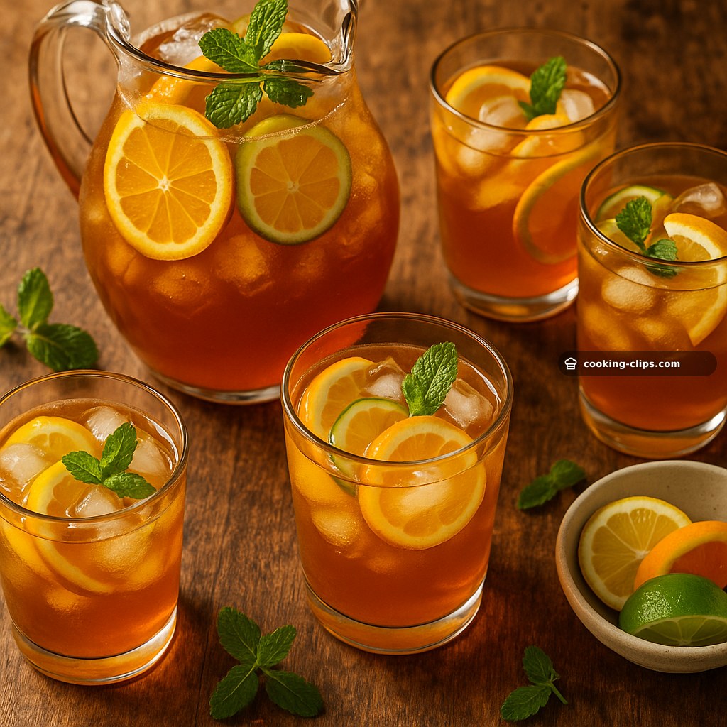 Summer Citrus Iced Tea Punch — Snack recipe