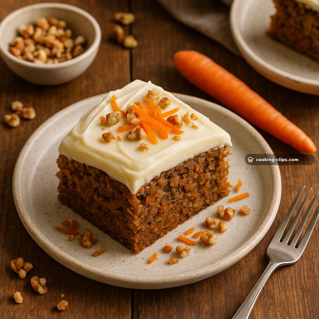 Carrot Cake (Classic Spiced) — Dessert recipe