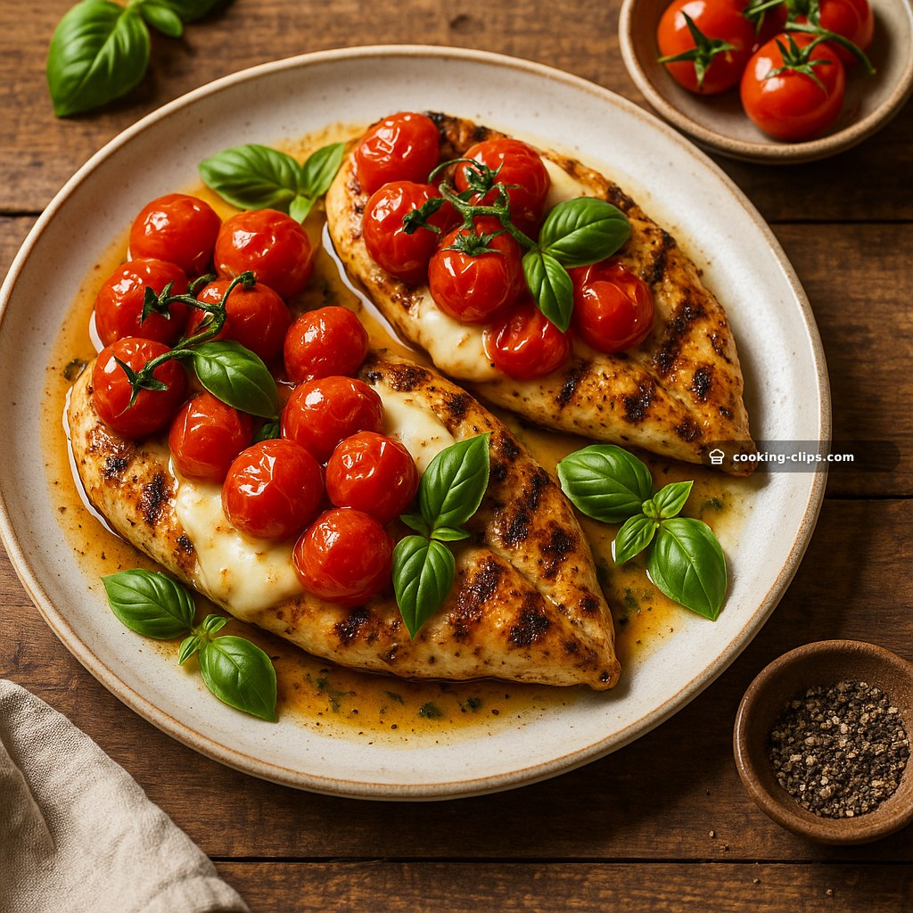 Grilled Caprese Chicken — Dinner recipe