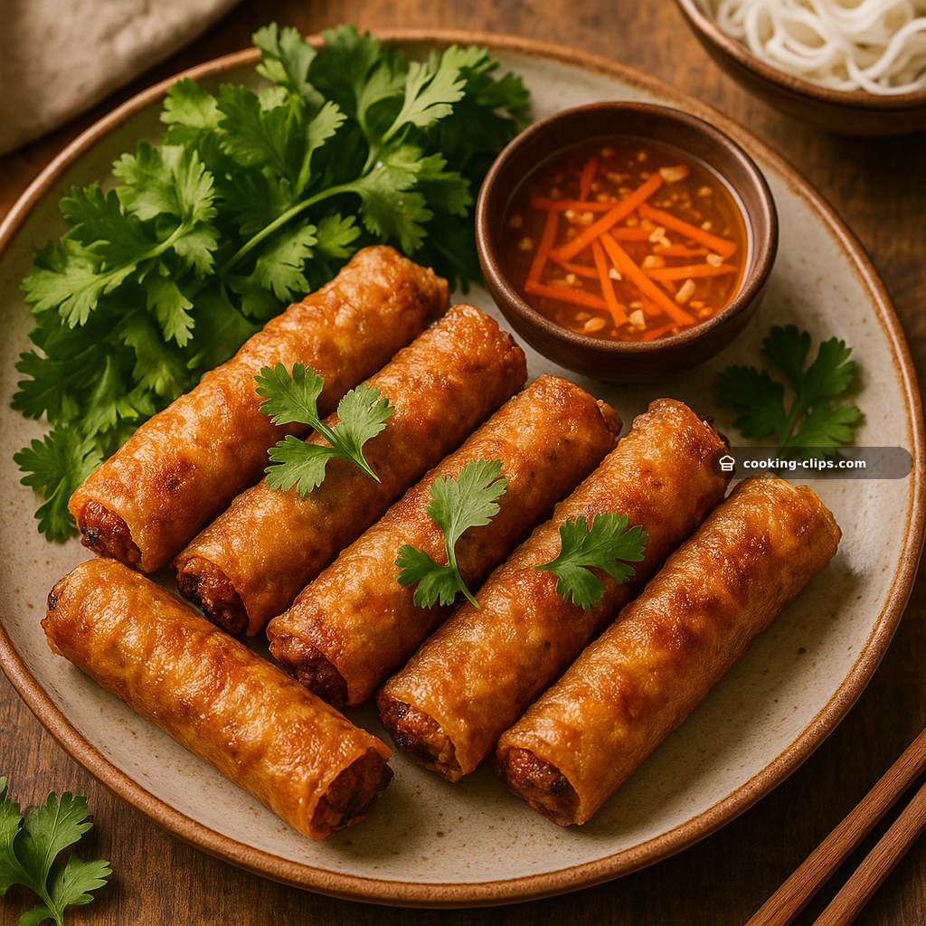 Chả Giò (Vietnamese Crispy Spring Rolls) — Snack recipe