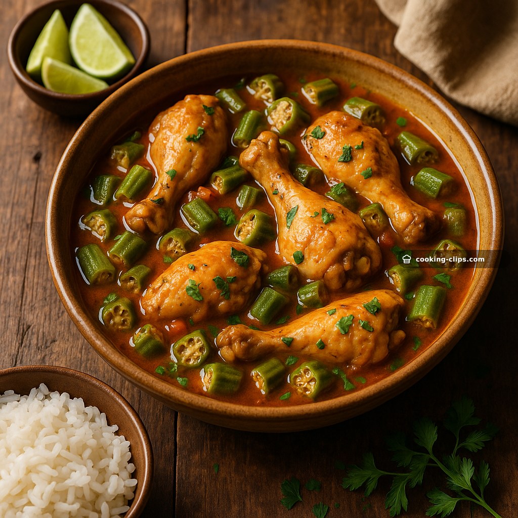 Frango com Quiabo (Brazilian Chicken & Okra Stew) — Dinner recipe