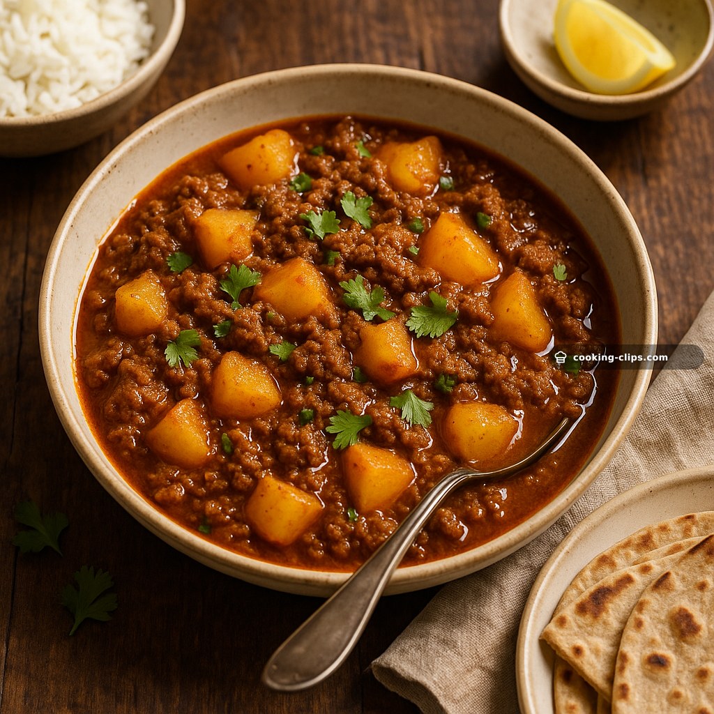 Keema Aloo (Ground Beef & Potato Curry) — Dinner recipe