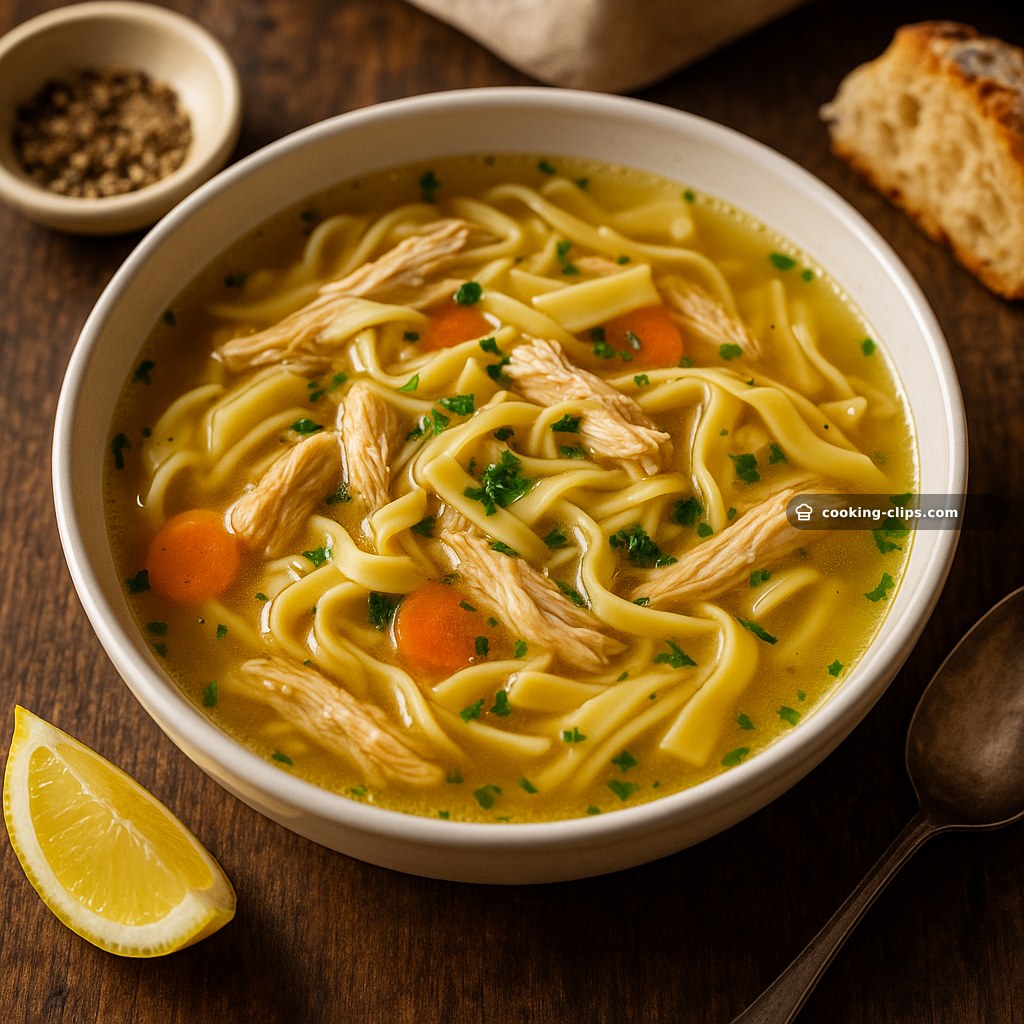 Nana’s Winter-Warmer Chicken Noodle Soup — Dinner recipe