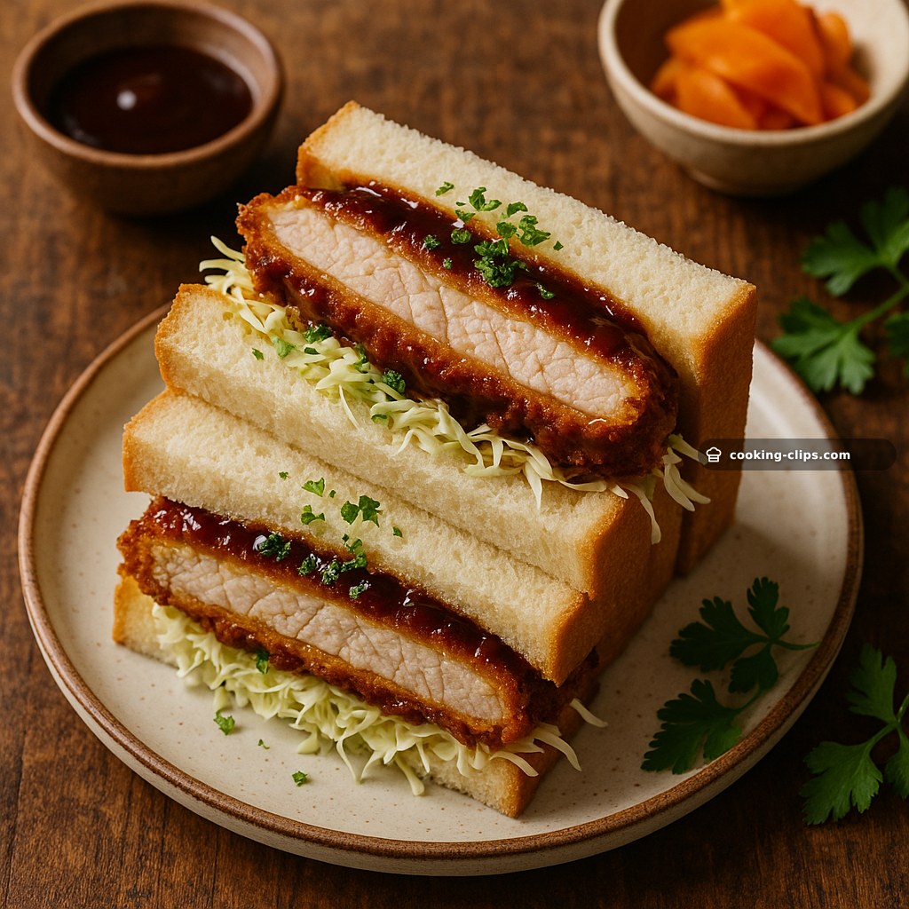 Chicken Katsu Sando (Japanese Cutlet Sandwich) — Lunch recipe