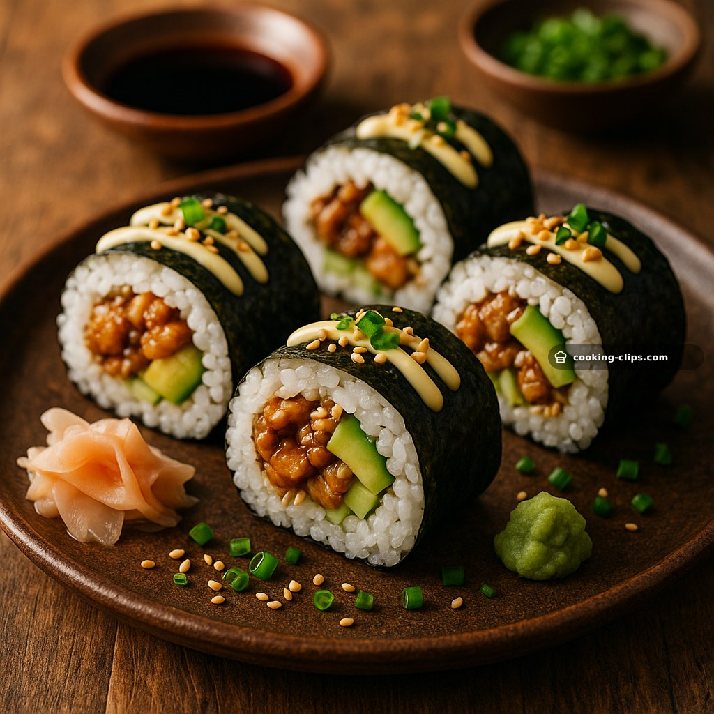 Australian-Style Chicken & Avocado Sushi Rolls — Dinner recipe