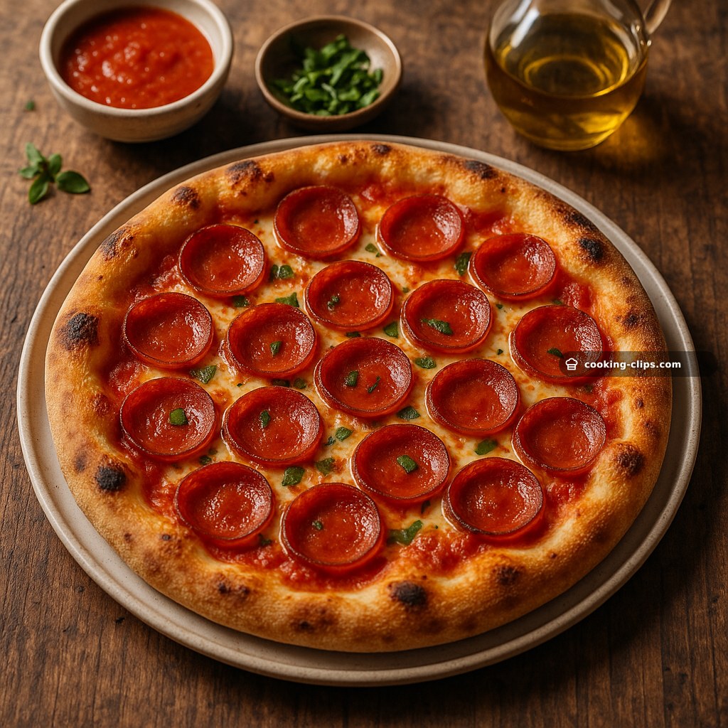 Pizza al Pepperoni (Stile Italo‑Americano, Impasto a Lunga Lievitazione) — Dinner recipe