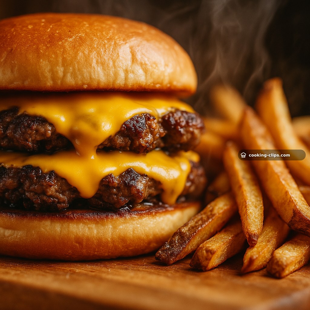 Copycat Five Guys-Style Burger & Boardwalk Fries — Dinner recipe