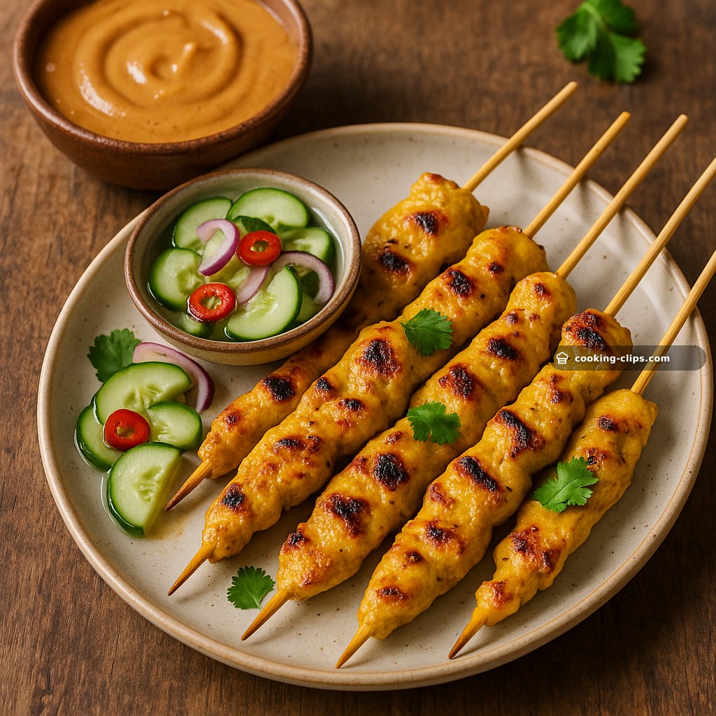Gai Satay (Thai Chicken Satay Sticks) — Dinner recipe