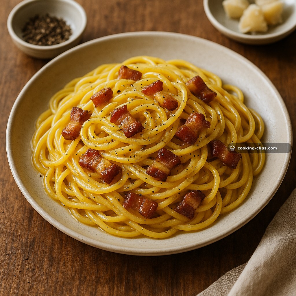 Spaghetti alla Carbonara — Dinner recipe