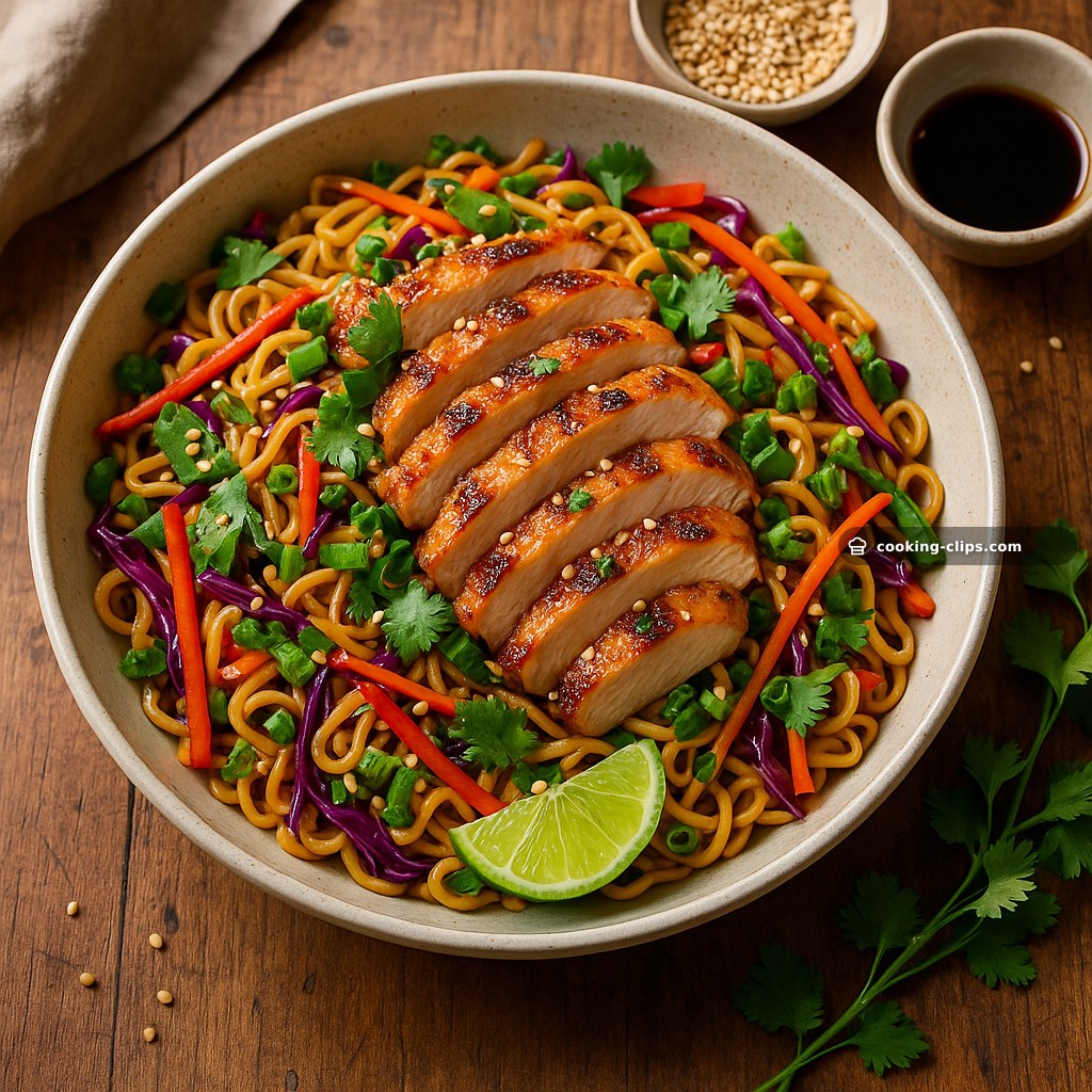 Crunchy Asian Chicken Noodle Salad — Lunch recipe