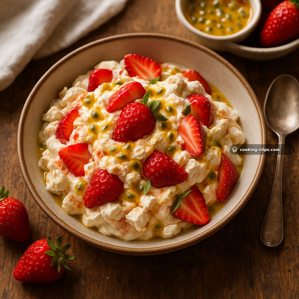 Passion Fruit–Strawberry Eton Mess — Dessert recipe