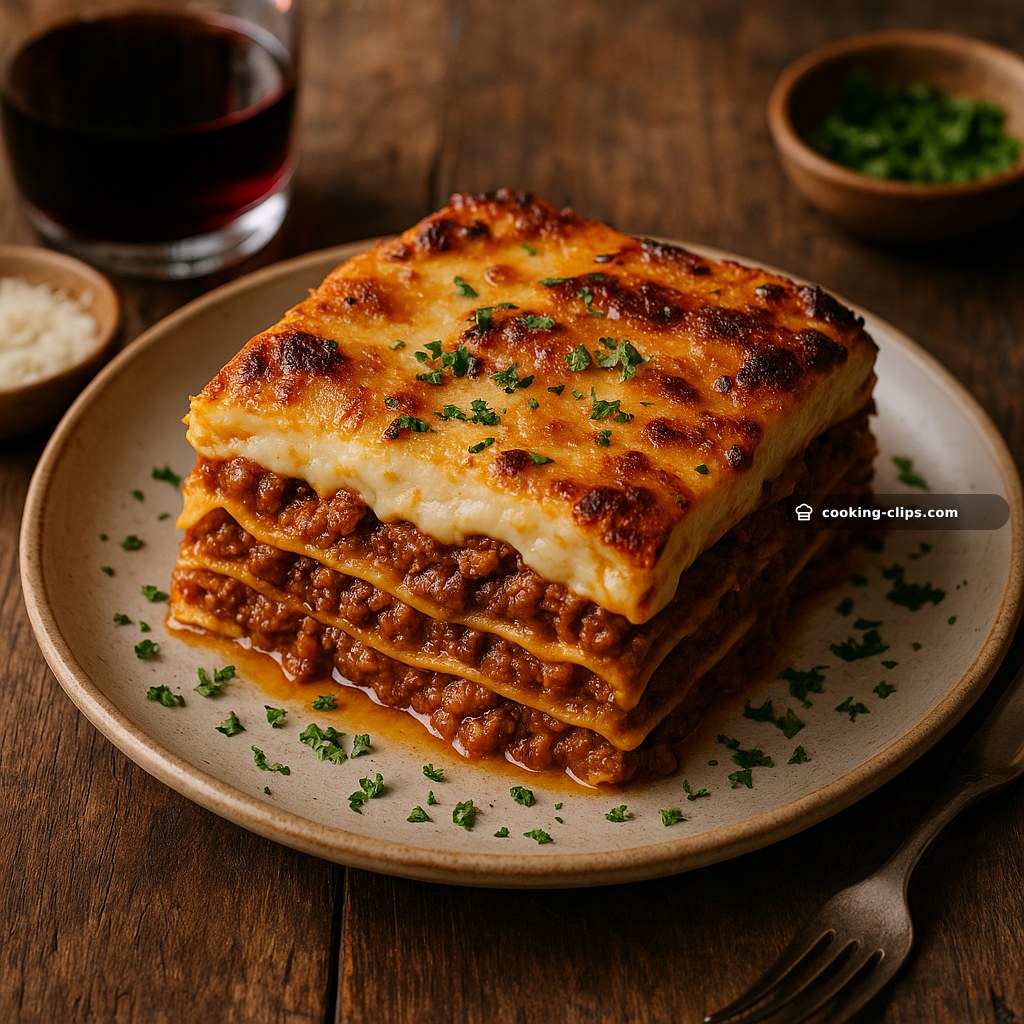 Lasagne al Forno (Deep-Dish) con Ragù a Cottura Lenta e Besciamella Soffice — Dinner recipe