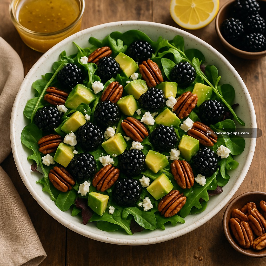 Blackberry & Avocado Salad with Honey Lemon Vinaigrette — Lunch recipe