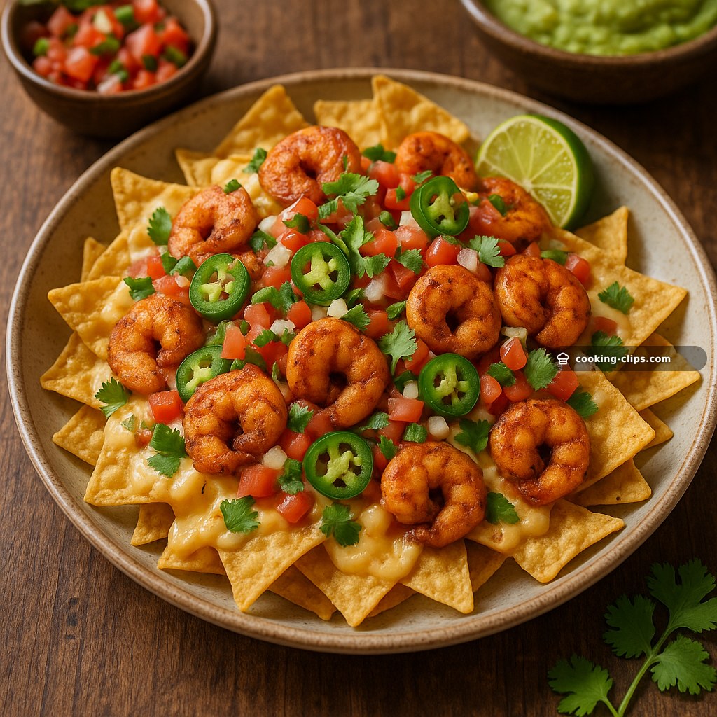 Nachos de Camarón (Prawn Nachos) — Snack recipe