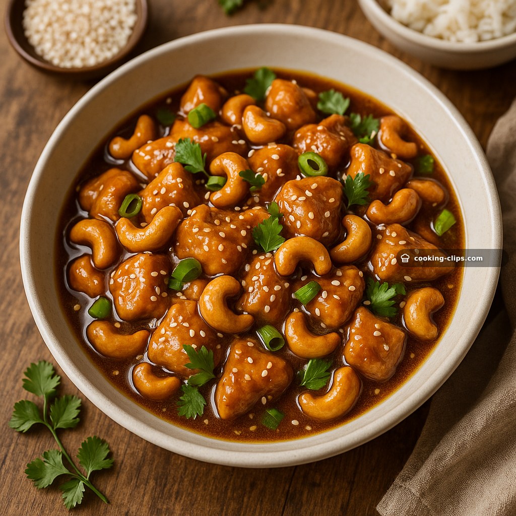 Sesame Cashew Chicken — Dinner recipe