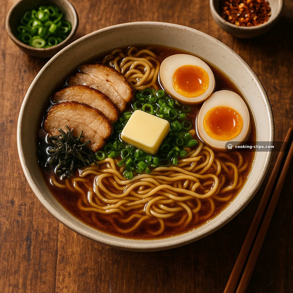 Shoyu Butter Ramen — Dinner recipe