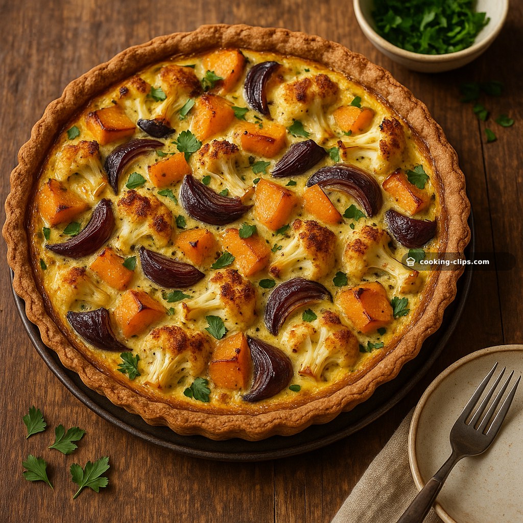 Savory Roasted Winter Vegetable Pie — Dinner recipe
