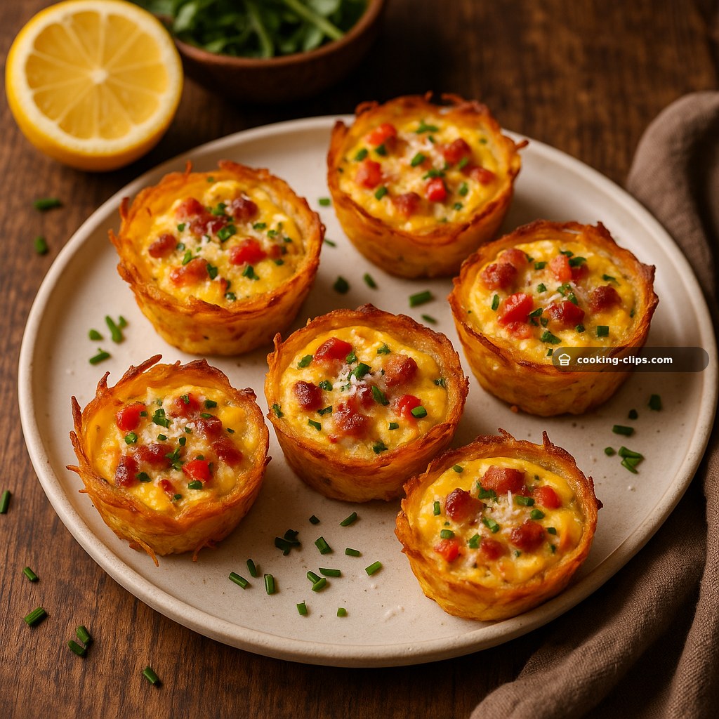 Crispy Potato-Crust Egg Bites — Breakfast recipe