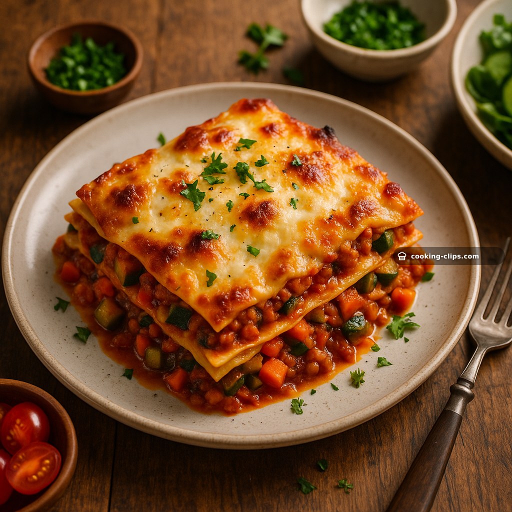 Vegetable Lasagne — Dinner recipe