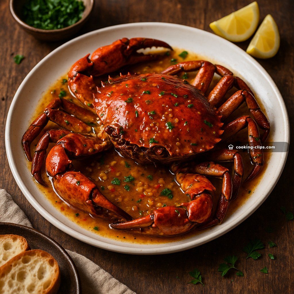 Mudcrab in Garlic-Butter Chili Sauce — Dinner recipe