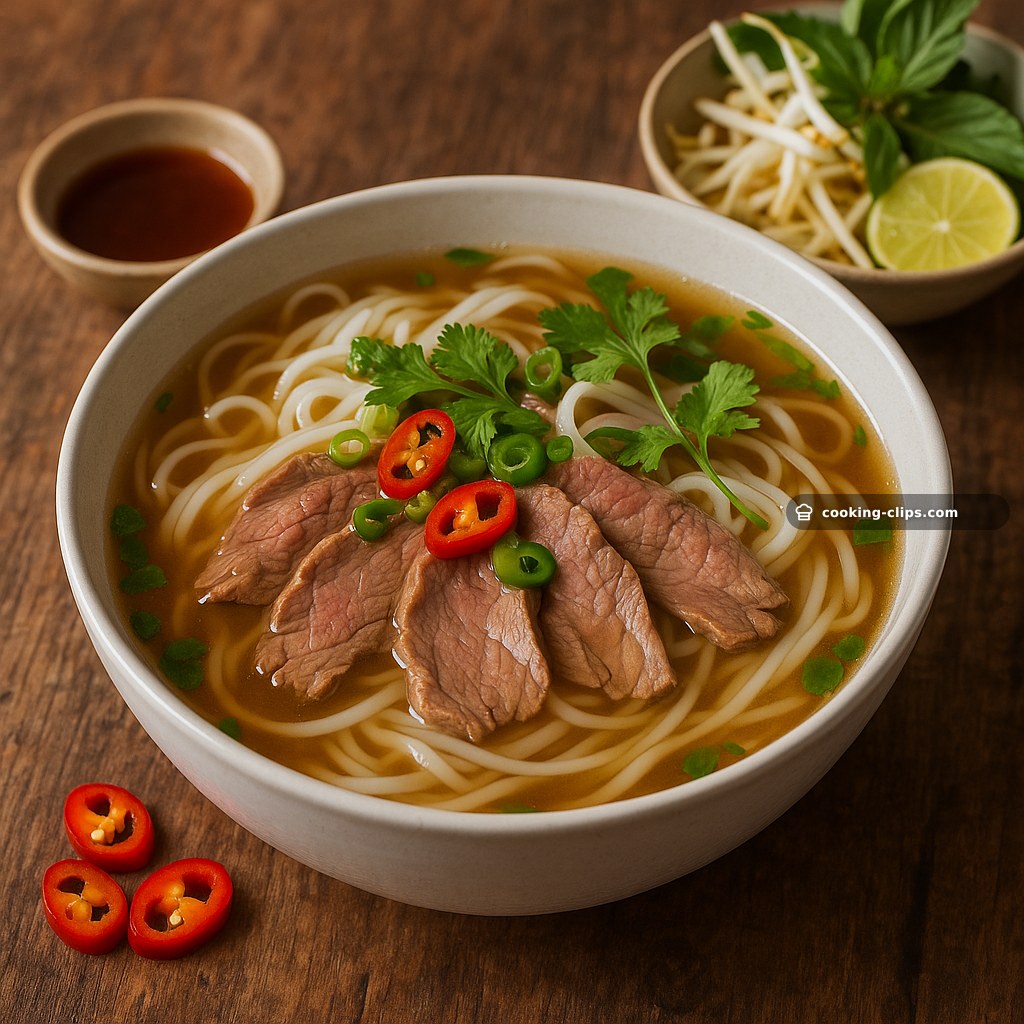 Phở Bò (Vietnamese Beef Noodle Soup) — Lunch recipe