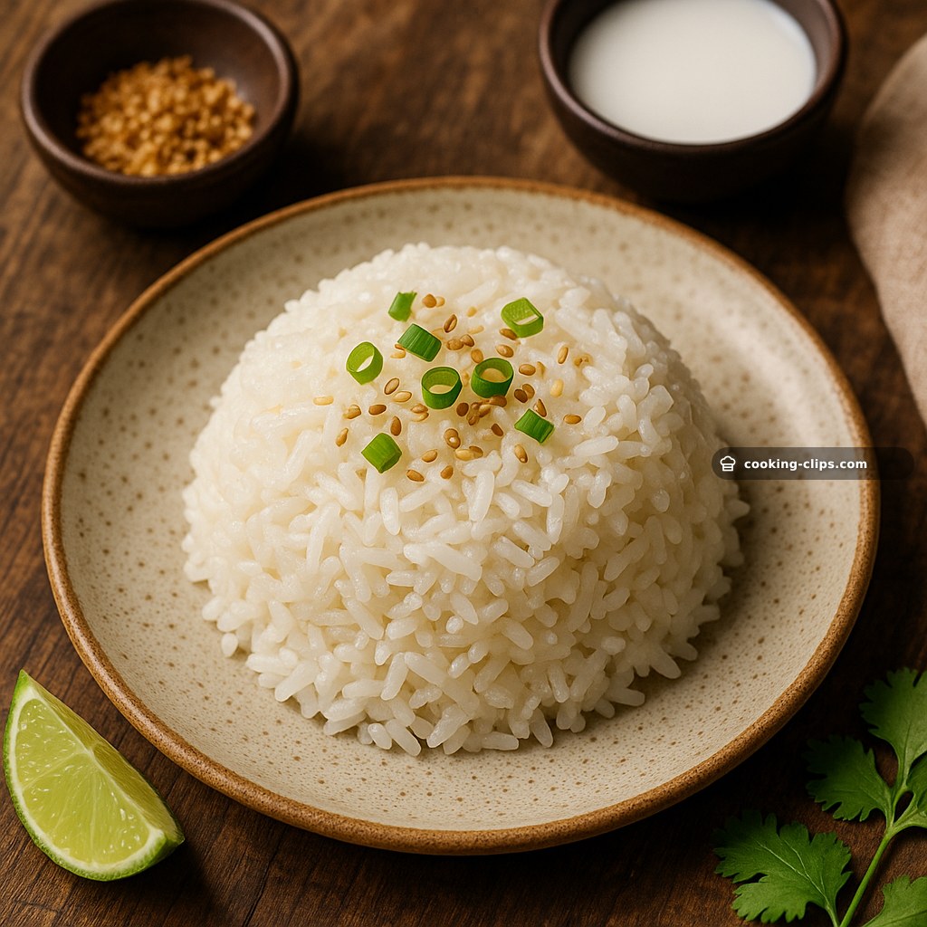 Khao Mun Kati (Thai Coconut Rice) — Lunch recipe