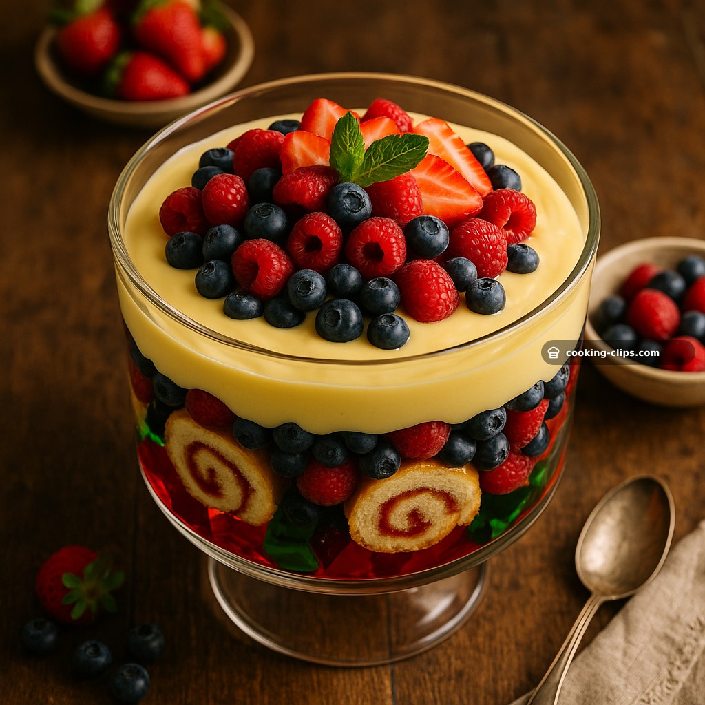 Australian Layered Trifle — Dessert recipe
