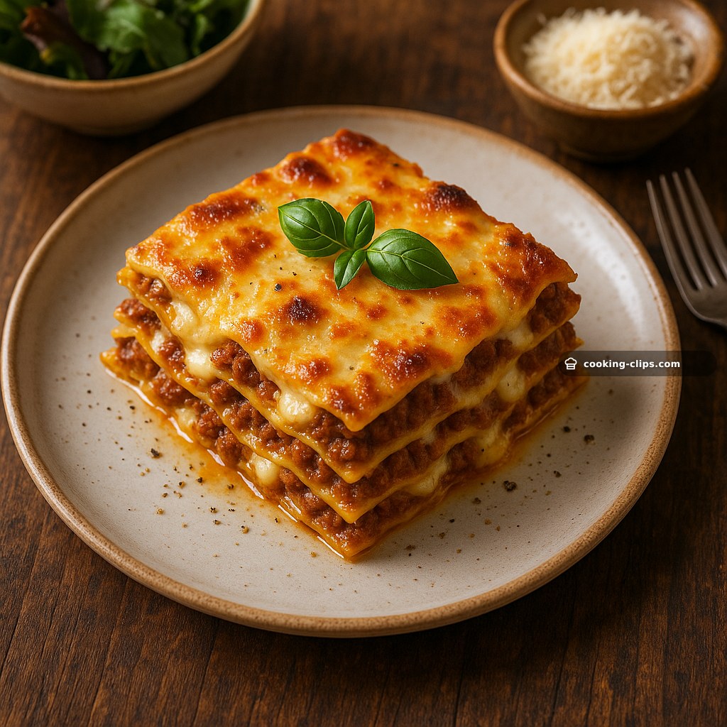 Lasagne al Forno (alla Bolognese) — Dinner recipe