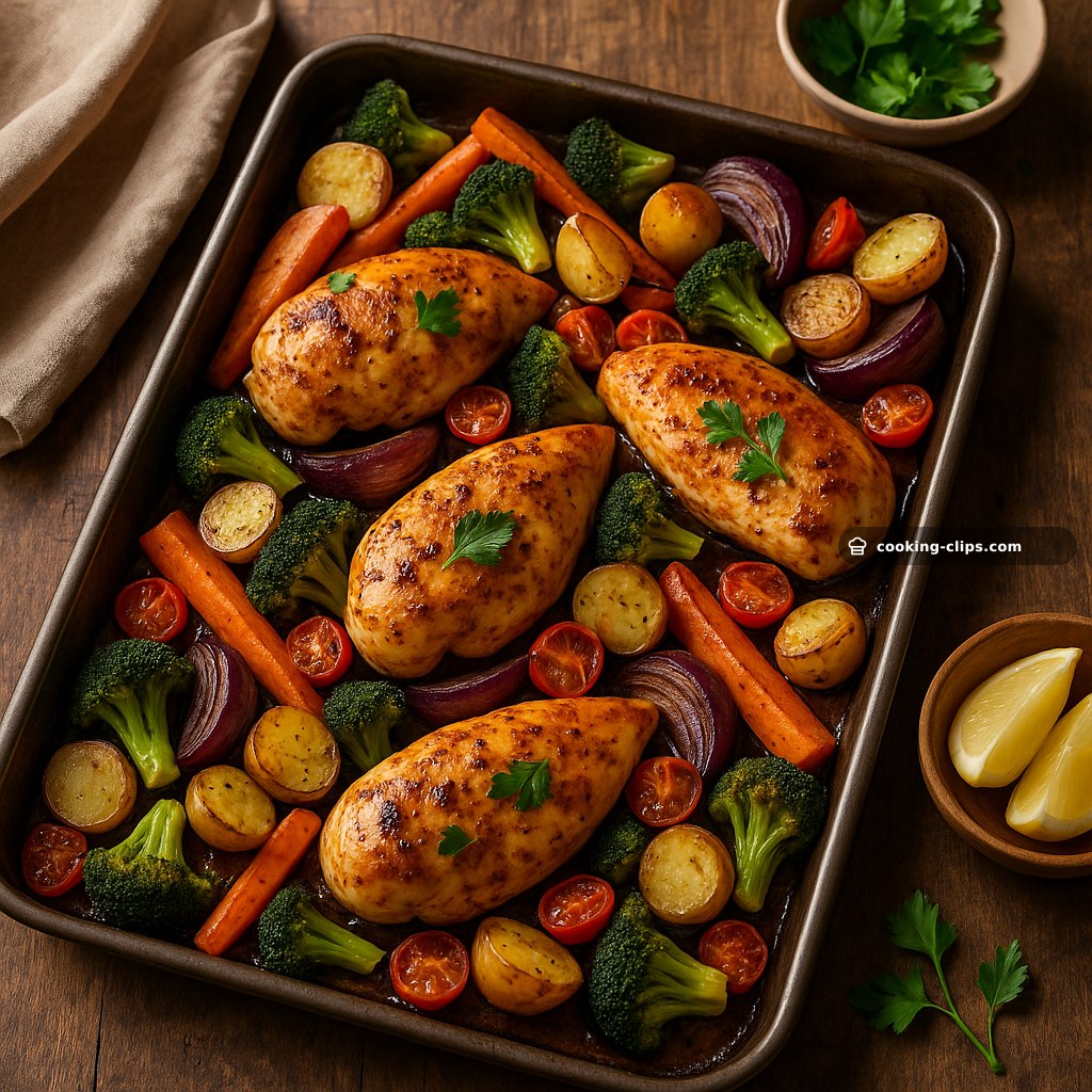 One-Pan Sheet-Pan Chicken & Veggies — Dinner recipe